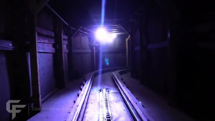 Underground (with lights on) front seat on-ride HD POV Adventureland