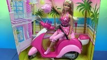 Barbies Glam Scooter - Xe Máy Của Búp bê Barbie Mới (Chị Bí Đỏ)- Barbie Đi