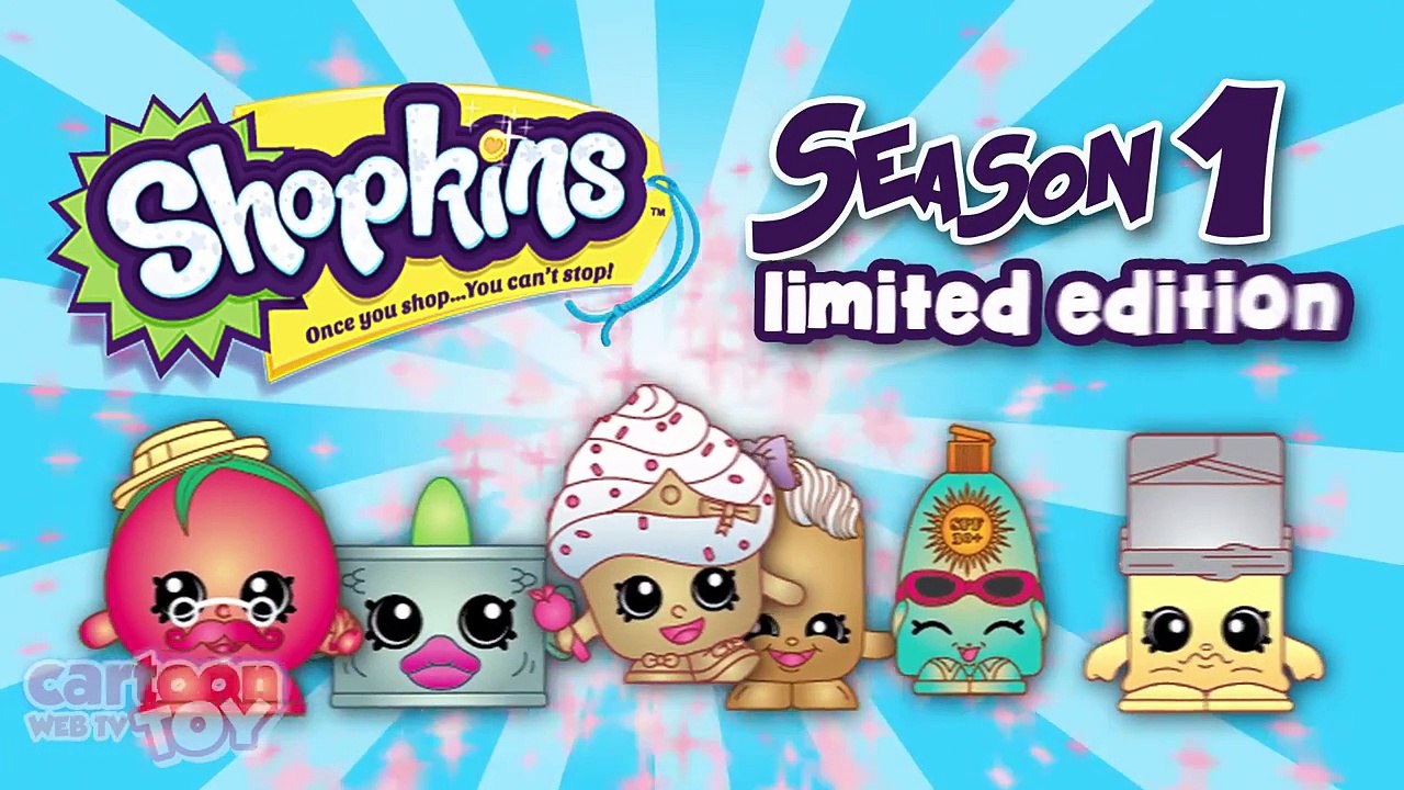 Shopkins Season 1 All Limited Edition Characters by Cartoon Toy WebTV