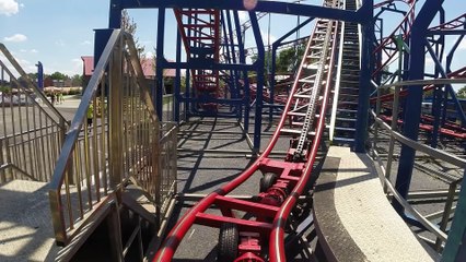 Wild West Express front seat on-ride HD POV @60fps Adventure Park USA