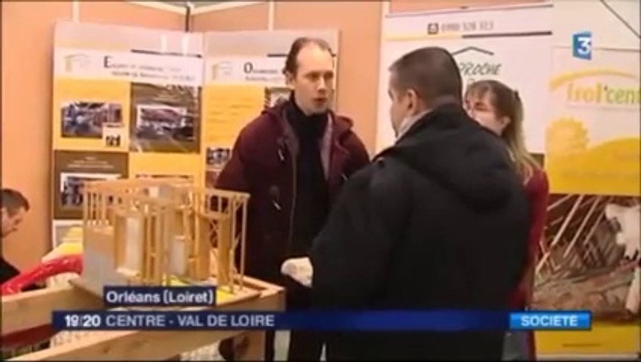 APPROCHE-Paille au salon Terre naturelle (France 3)