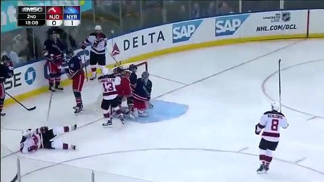 New Jersey Devils Vs New York Rangers. October 18, 2015.