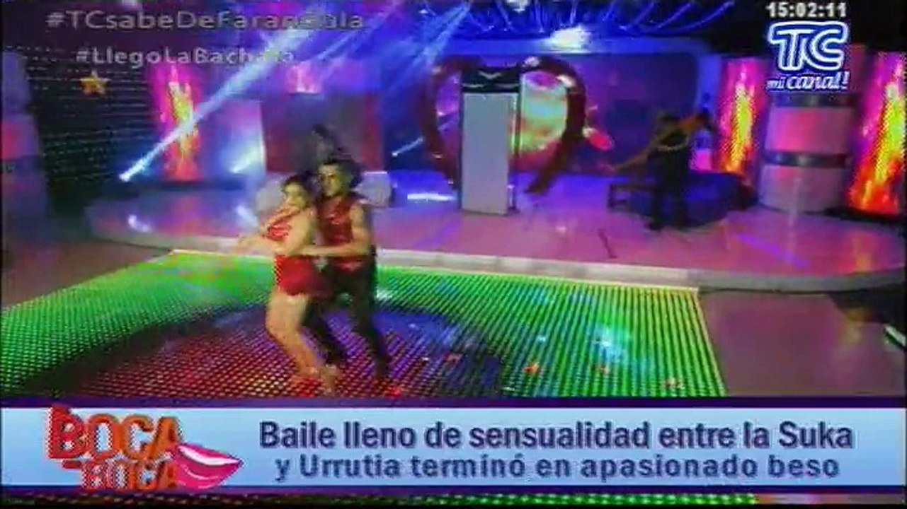 La Suka asegura que el beso que se dio con Urrutia bailando bachata, la hizo recordar viejos tiempos