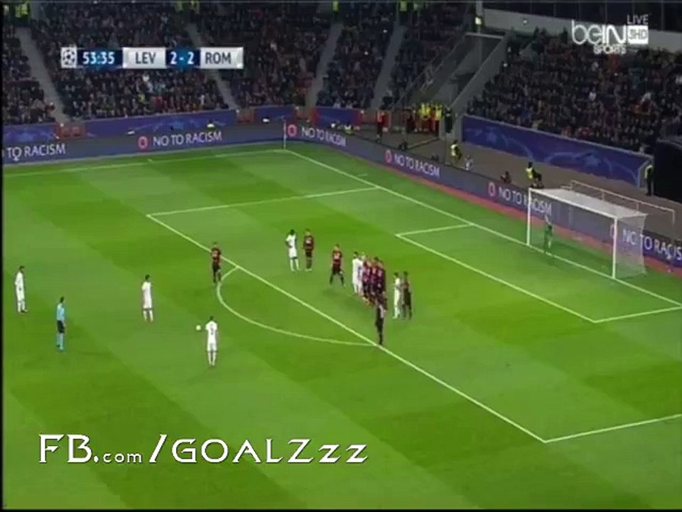 Pjanic Amazing Goal - Bayer Leverkusen vs Roma 2-4 2015 HD