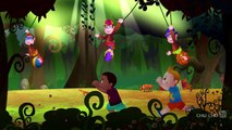 Five Little Monkeys Jumping On The Bed - Nursery Rhymes Karaoke Songs | ChuChu TV Rock n