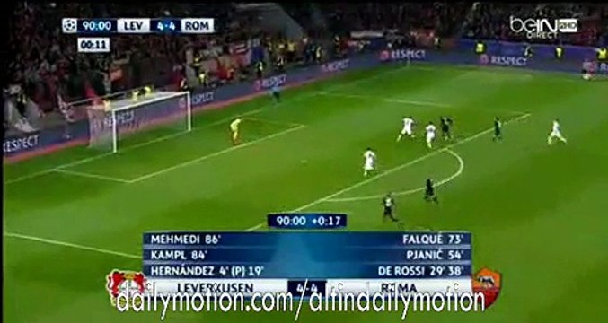 All Goals & Highlights HD | Bayer Leverkusen 4-4 AS Roma - Champions League - 20.10.2015