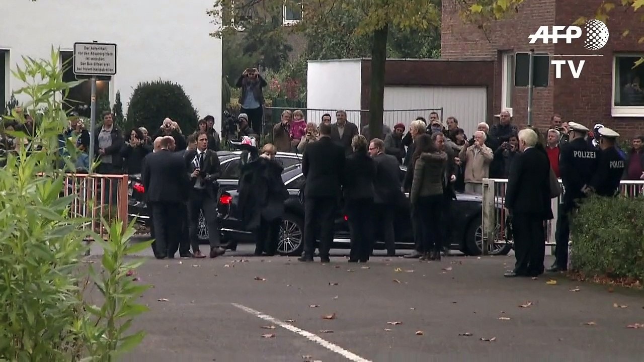 Merkel lobt trauerarbeit an halterner gymnasium