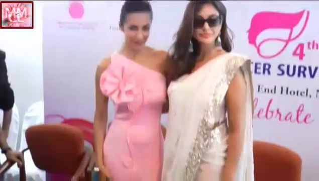 BREAST CANCER SURVIVORS AWARNESS CAMPAIGN LAUNCH BY LISA RAY & MALAIKA ARORA KHAN