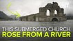 Beautiful Church Revealed After A Reservoir's Water Levels Dropped 100 Feet