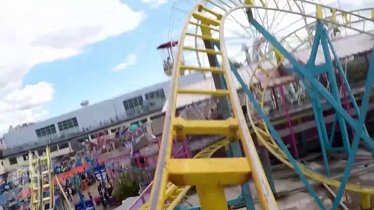 Mighty Mini Mega front seat on-ride HD POV Adventure Island