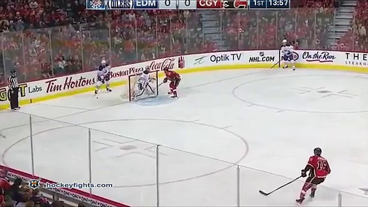 Luke Gazdic vs Deryk Engelland Oct 17, 2015