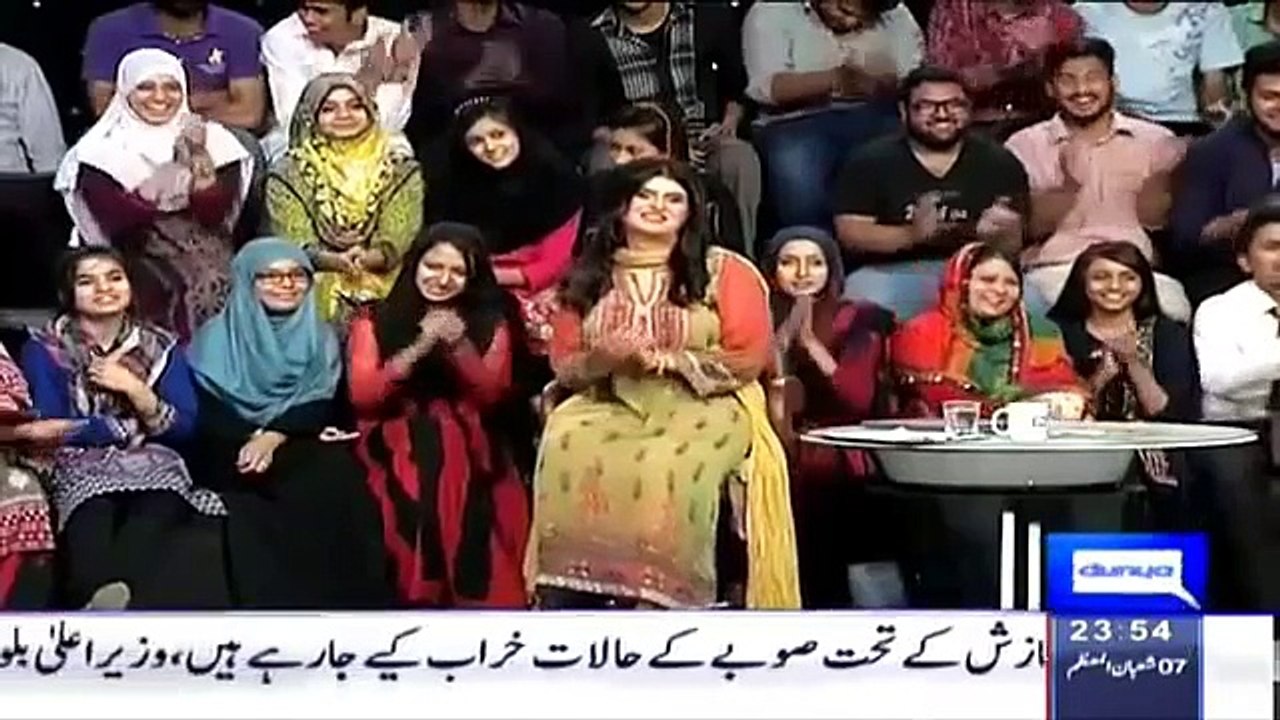 Mazaq Raat Baba Dunya News funny show part 34