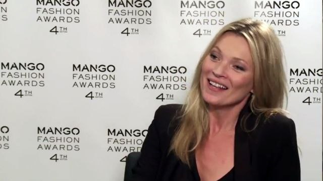 Kate Moss at the Mango Fashion Awards