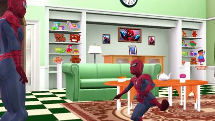 Video herunterladen: Spiderman Cartoons Finger Family Rhymes For Children And Johny Johny Yes Papa Nursery Rhym