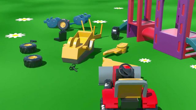 Çizgi film İş Makineleri Kepçe Bölüm 3 (Sayılar öğreniyoruz)