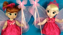 New 2015 Disney Frozen Toys Mini Movie Videos Elsa   Anna Dolls As Fairies