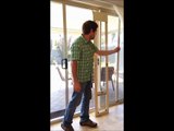 Installing a pet door in a sliding glass door by Modern Pet Doors (fast fit)