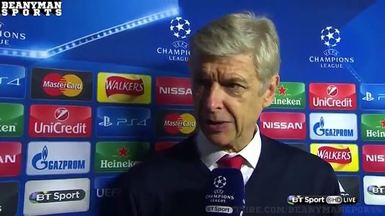 Arsenal 2-0 Bayern Munich - Arsene Wenger Post Match Interview