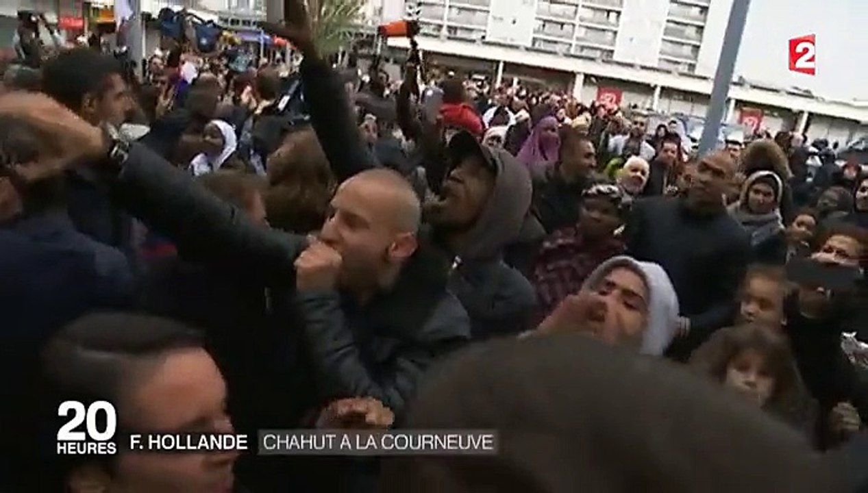 François Hollande hué lors de sa visite à La Courneuve