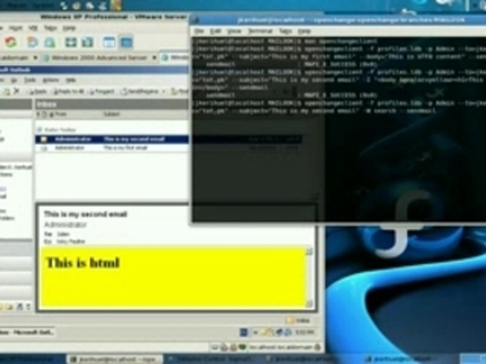 openchangeclient screencast