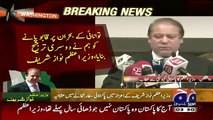 Nawaz Sharif Addresses Pakistani Media In Washington