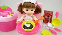 Baby doll & cooking food toys 콩순이 와 똘똘이 요리 장난감놀이