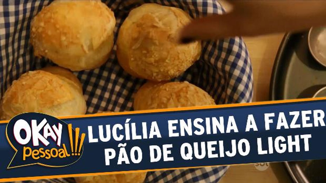 Lucília Diniz ensina a fazer um pão de queijo light