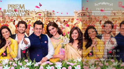 Prem Ratan Dhan Payo Full Audio Songs JUKEBOX ¦ Salman Khan, Sonam Kapoor ¦ T-Series