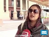 Uzma Bukhari Nawaz Sharif Ko Nannga Karty Howy