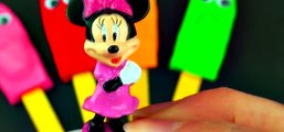 Play-Doh Ice Cream Popsicle Surprise Eggs Minnie Mouse Sesame Street Disney Frozen Toys FluffyJet [Full Episode]