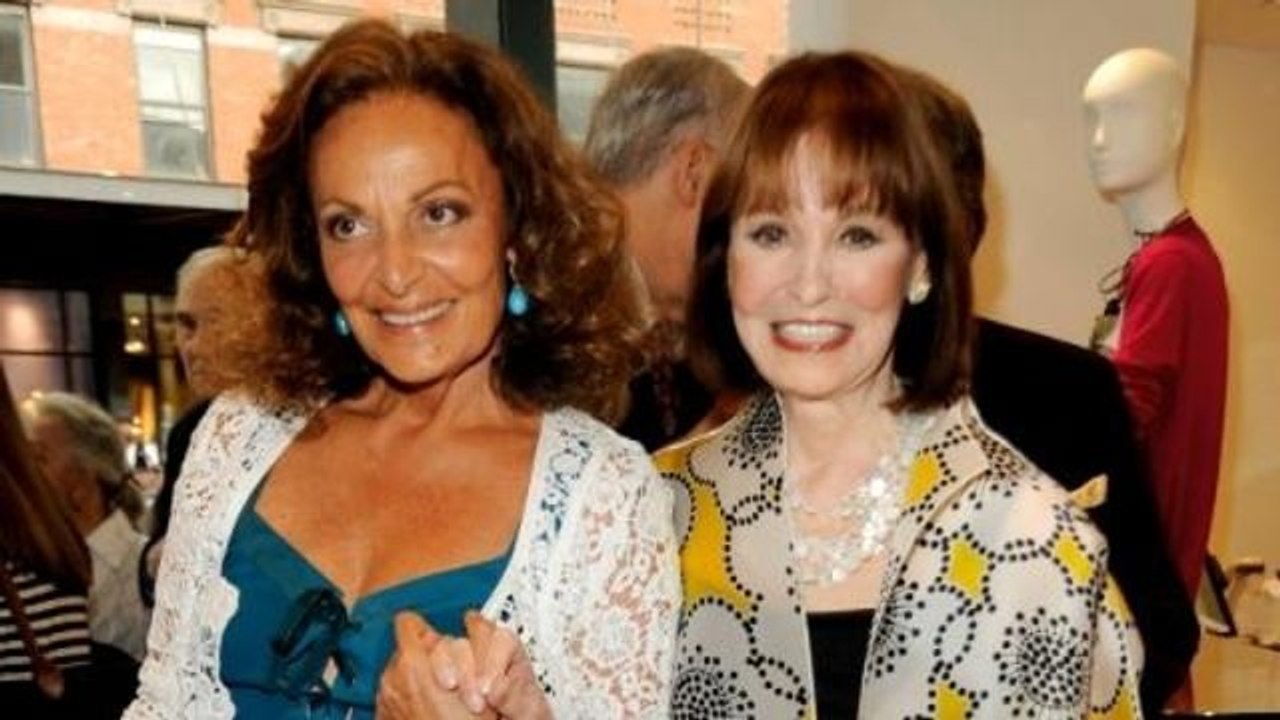 Diane von Furstenberg and Gloria Vanderbilt