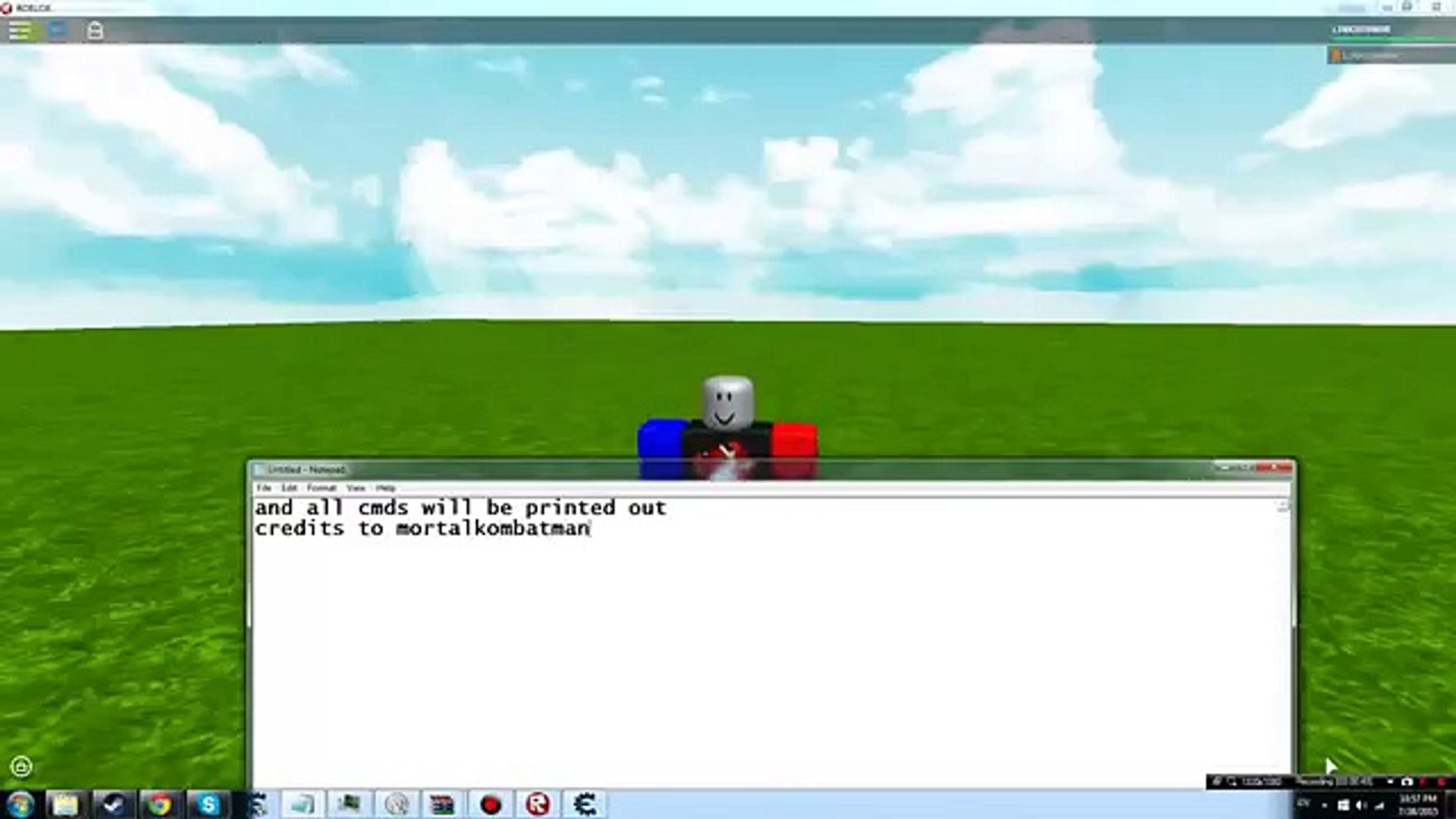 Roblox Noclip Godmode Fly And Stun Exploit All In One July 2015 Video Dailymotion - roblox noclip hack easy