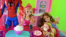 Barbie Casa Elsa Anna Frozen Ken Barbie Crianca Quebrando Casa da Barbie Novelinha Portugu