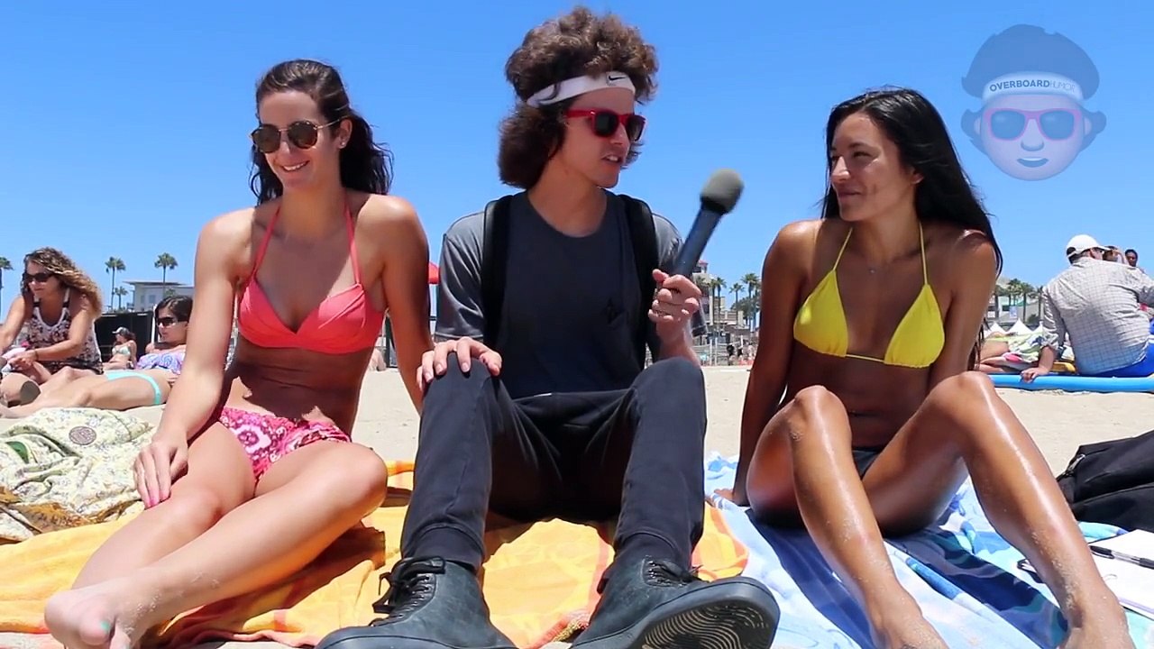 ASKING HOT GIRLS AT THE BEACH ABOUT MY HAIR.