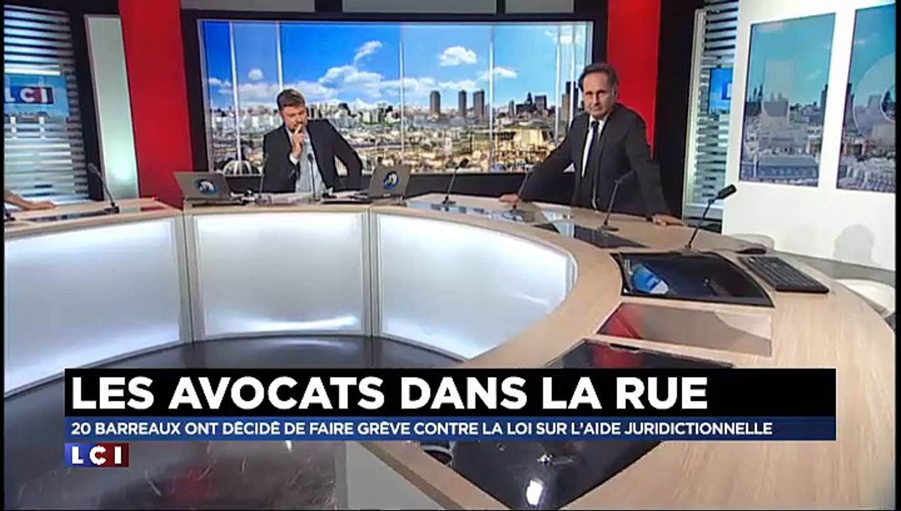 Le bâtonnier de Paris Pierre-Olivier Sur sur LCI pour évoquer la grève des avocats