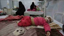 Decenas de yemenís se manifiestan por la falta de medicamentos, causado por el bloqueo saudí