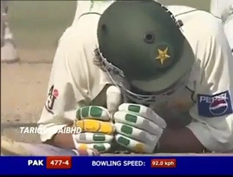 Unlucky Younis Khan Run Out on 199