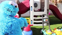 Cookie Monster Cozy Coupe Car With Super Mario Backyard Fun Baseball Toy Lawn Mower ToysReviewToys