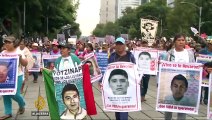 Thousands march on anniversary of 43 missing students