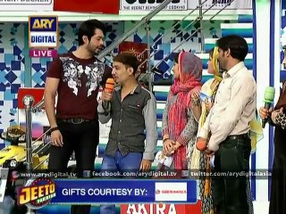 A young boy won bike in Jeeto Pakistan