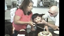 Little Boy Cant Wait To Blow Out Candles