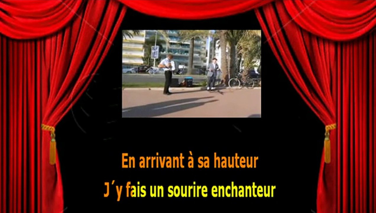 karaoke chanson la bicyclette de bourvil