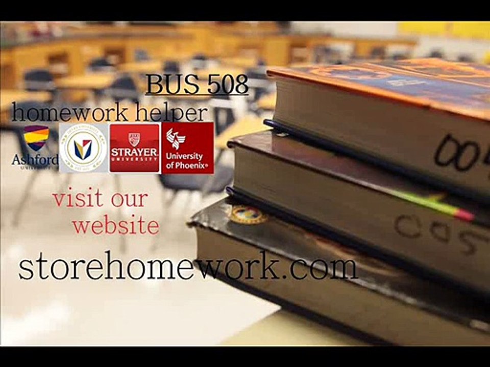BUS 508 Assignment 2Competitive Strategies (Str) (New)