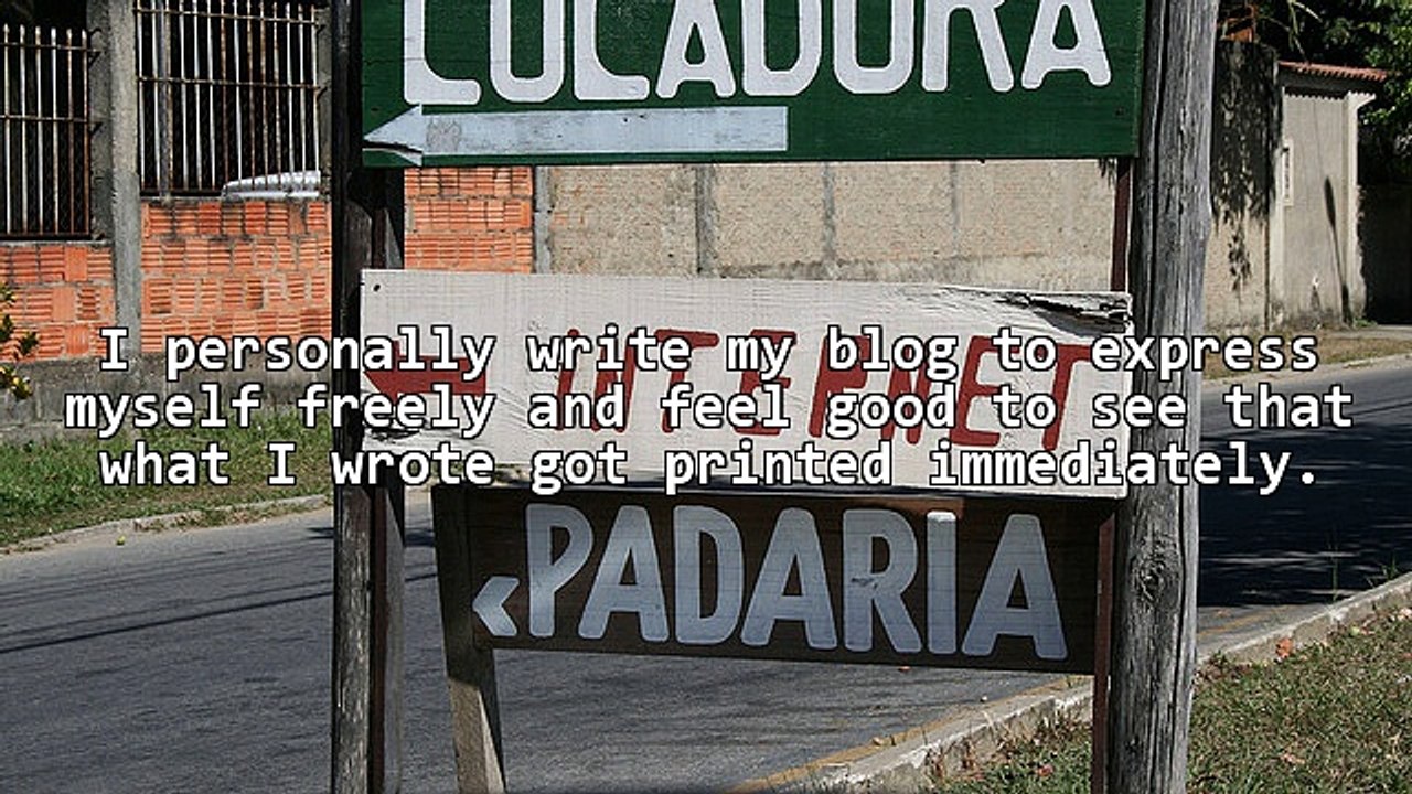 Blogs-Why Do People Blog?