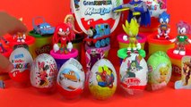 Maxi Kinder Surprise Eggs Zaini Eggs Play Doh Surprise Eggs Unboxing Sonic Cars
