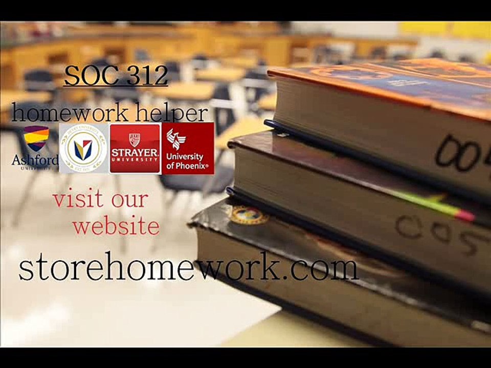 SOC 312 Week 4 Assignment Bullying…Change (New)