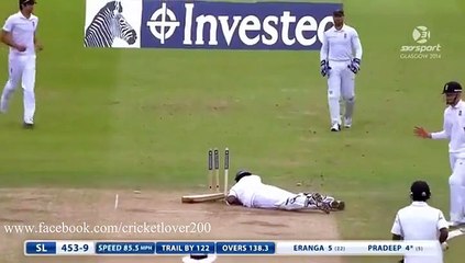 Deadly bouncer to Batsman