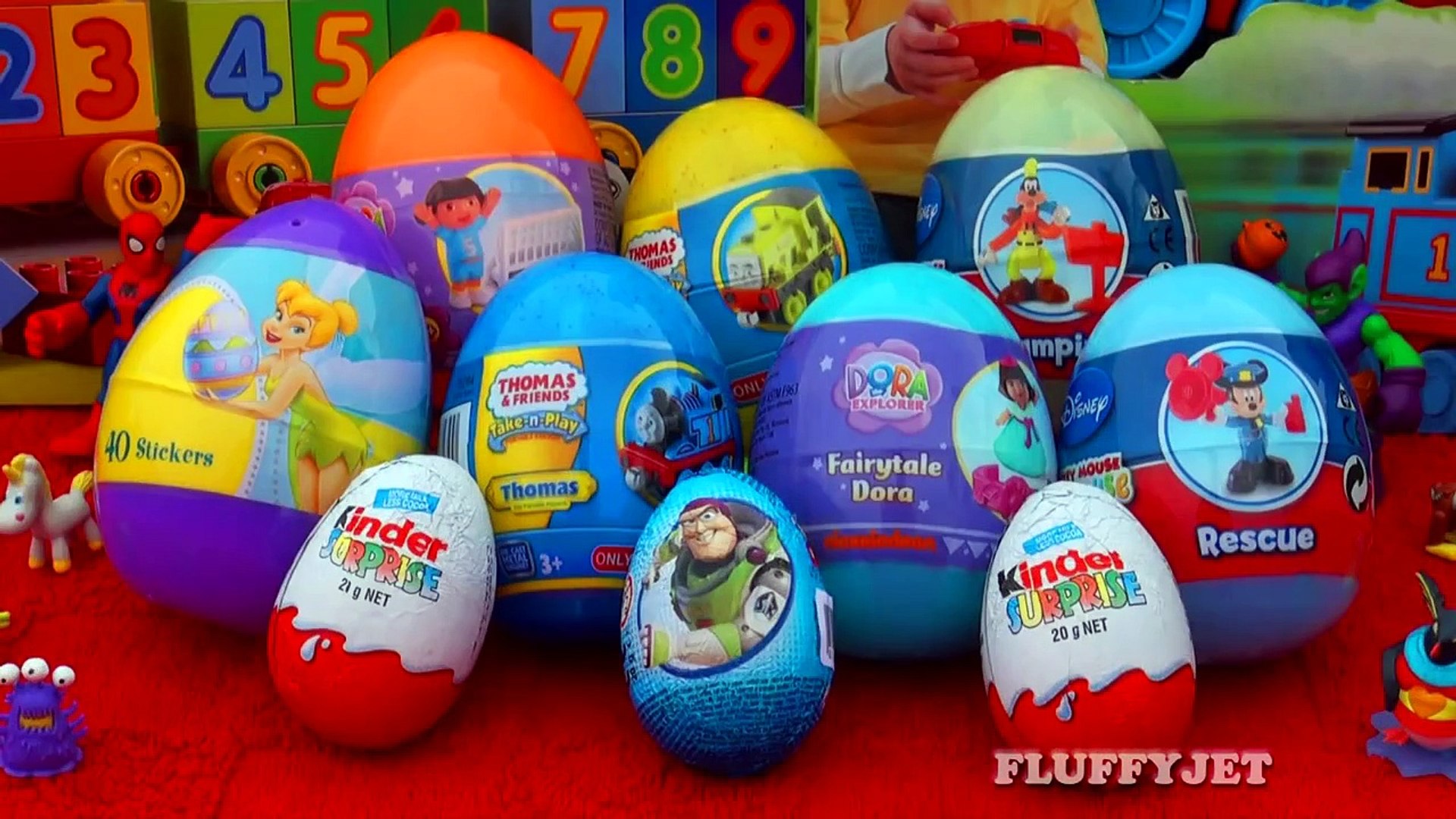 fluffy jet toys surprise eggs