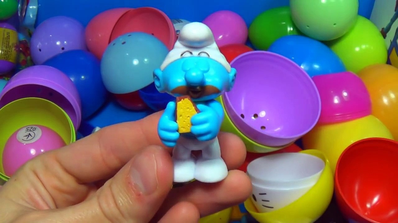 30 Surprise Eggs! ANGRY BIRDS Cars SONIC Pet Shop TOY Story SMURFS Kinder Surprise SpongeB