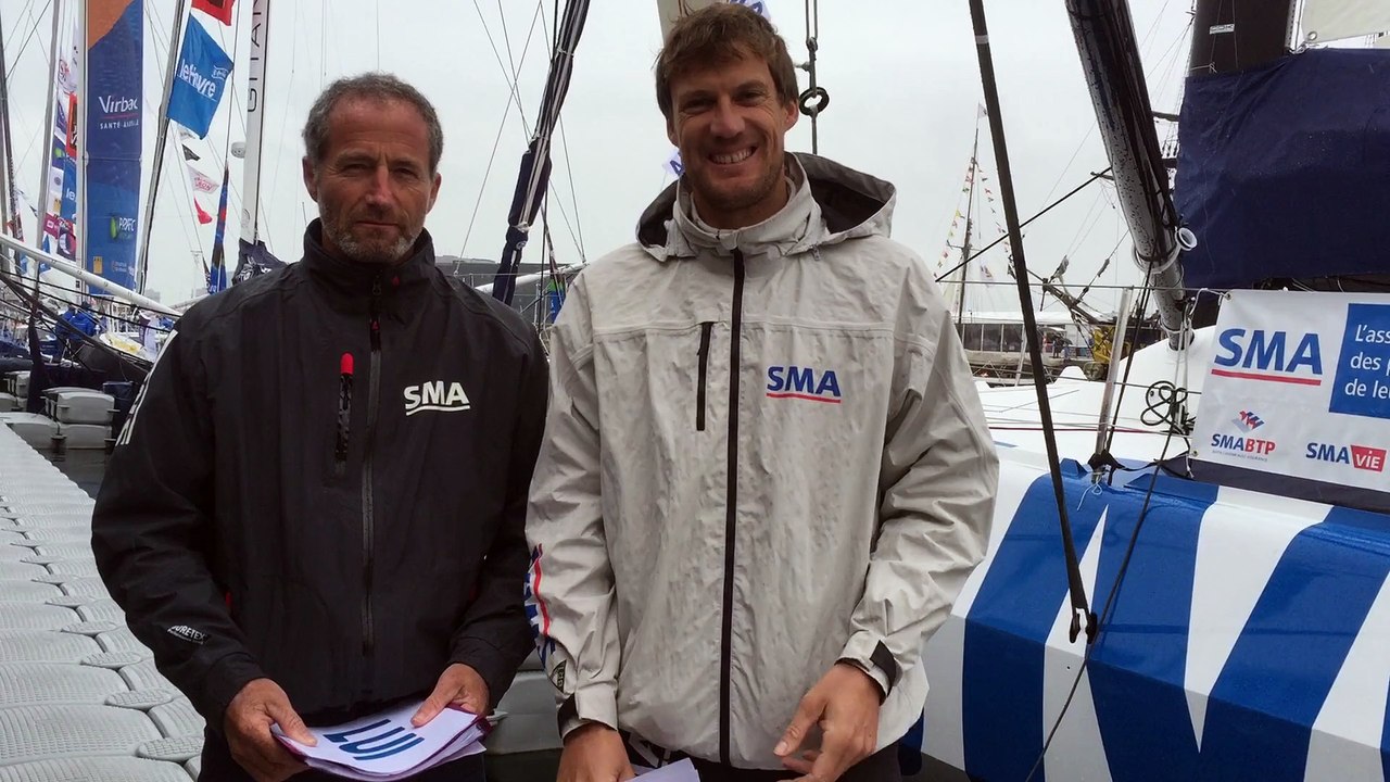 Transat Jacques Vabre  - TJV INSIDE : Interview "Lui ou Moi" avec Paul Meilhat et Michel Desjoyeaux (Imoca/SMA)